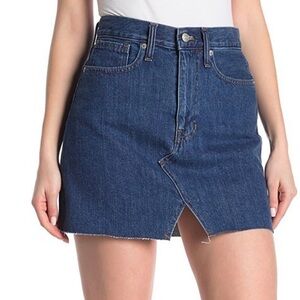 NEW Madewell Denim Cut-out A-line Skirt 28/US 6
